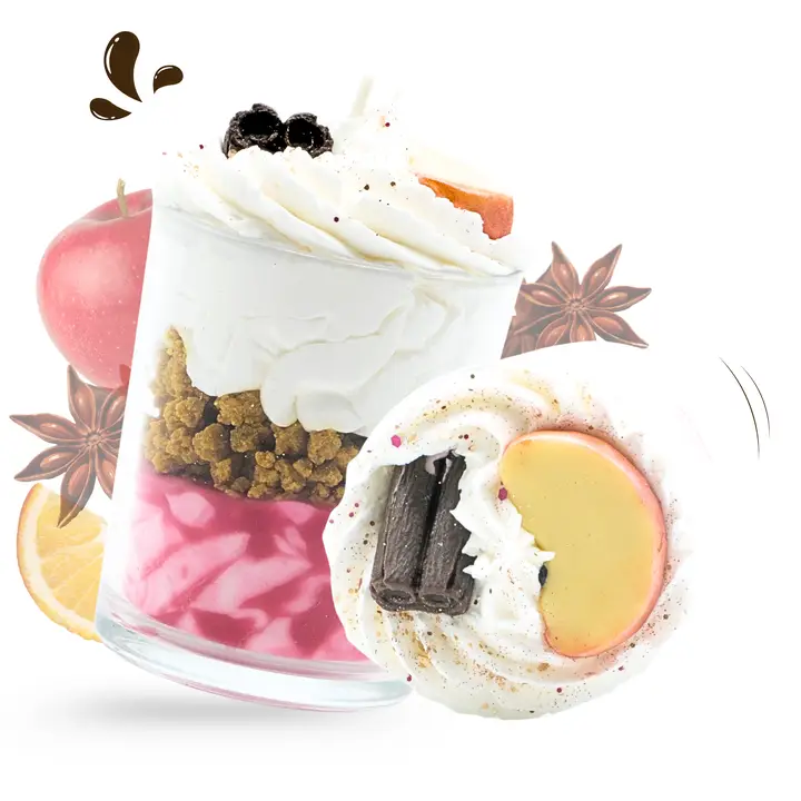 Bougies pomme cannelle