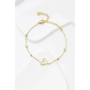 Bracelet Cœur Acier Inoxydable